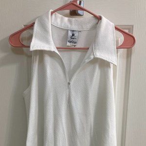 Jordan Taylor women's swim cover up tunic, white